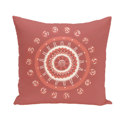 Beachy Keen Geometric Indoor/Outdoor Reversible Throw Pillow