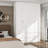 93.9 Inch H Armoire with Top Cabinet