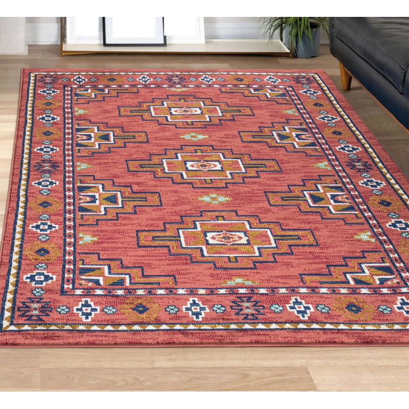 Floral Indoor / Outdoor Area Rug, Rectangle 80x150cm
