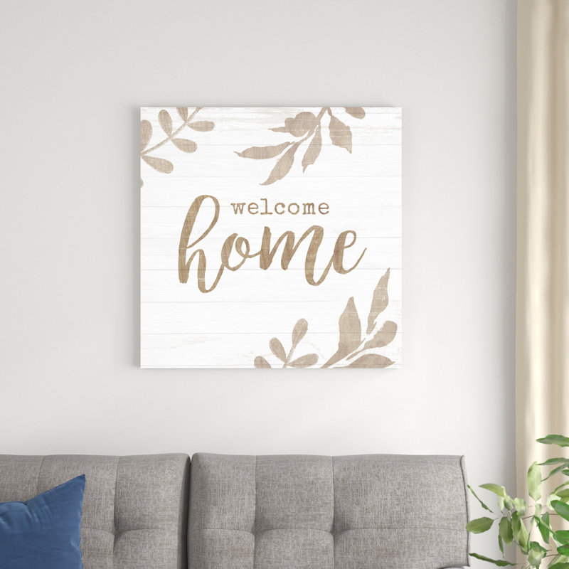 «Shiplap Sentiment I» par Victoria Borges - impression sur toile tendue, H 30 po x l 30 po