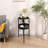 2-Tier Side Table with Storage, Sofa Table Wooden Desk End Table