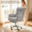 Chaise de bureau large inclinable et pivotante-1415135569