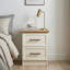 August Grove 2 Drawer Bedside Table-91717320