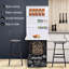 Bureau mural pliable avec tableau noir, bureau flottant convertible pliable avec tablettes
