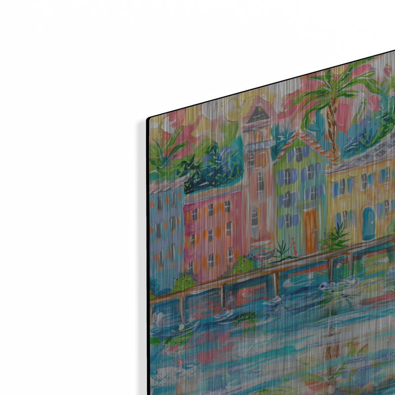 «Dock City» par Estelle Grengs, H 12 po x l 16 po