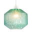 Modern Aqua Teal Reactive Mottled Glass Pendant Ceiling Light Shade By 