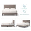 Lit plateforme tapissier Normsman-185697057