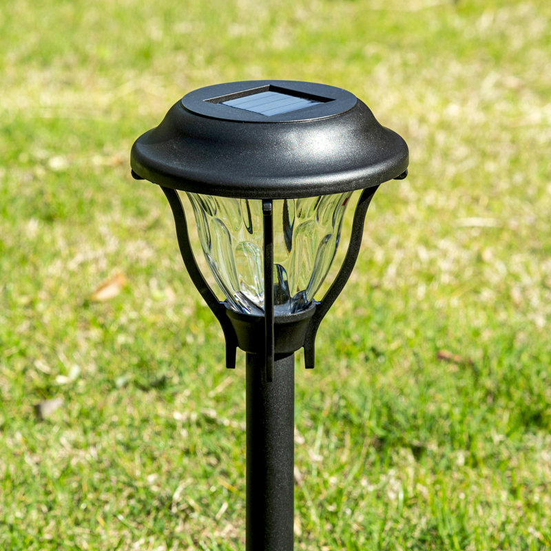 Black Low Voltage Solar Powered Integrated LED Pathway Light Pack