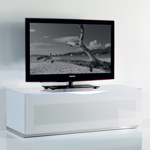 Kassidy Unfinished TV Stand for TVs up to 55", White