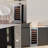 15 In. 33-bottles Single Zone Built-in Wine Refrigerator Fast Cooling Compressor Fridge With Frost-free Touch Panel  -124568572