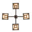 T" Mission" 4 - Light Chandelier