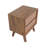 Seatonville 2-Drawer Acacia Nightstand