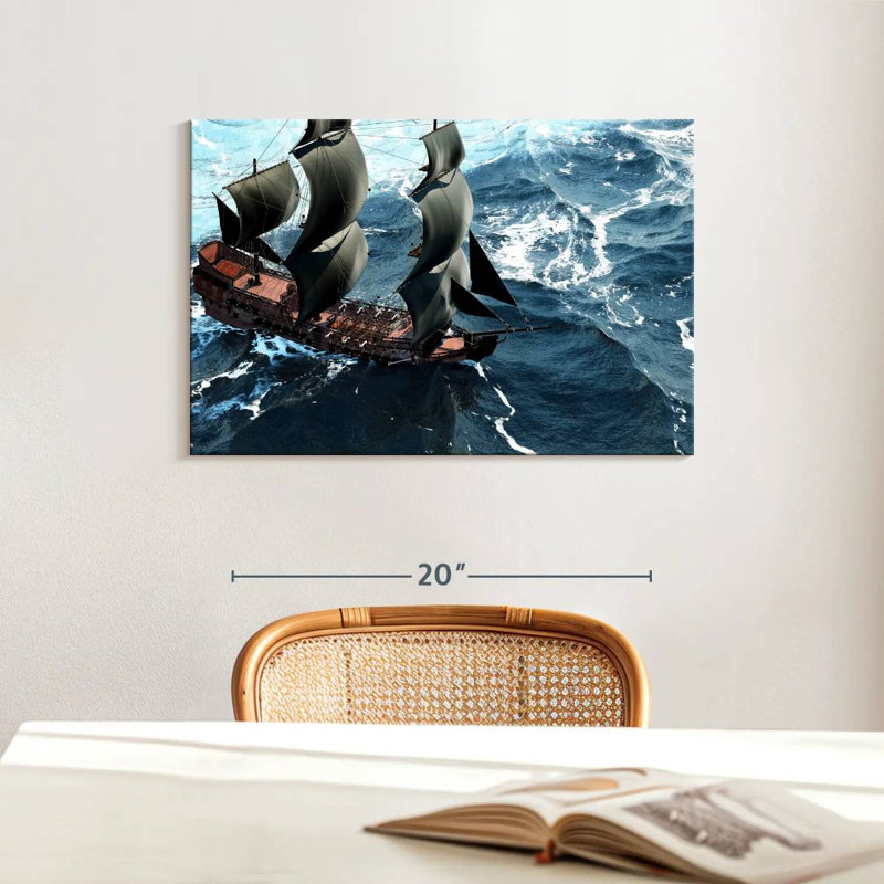 Mehar Pirate Boat, 16" H x 24" W