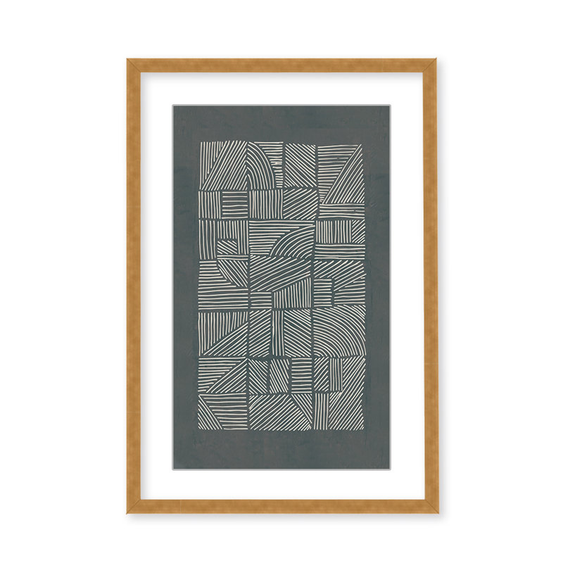 Abstract Irregular Pattern, 30" H x 24" W