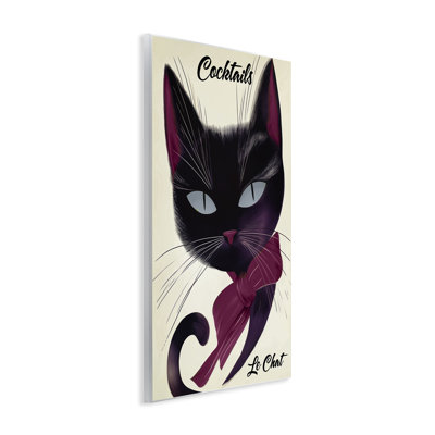 Affiche Cocktail Le Chat, conception par Annabelle Hall