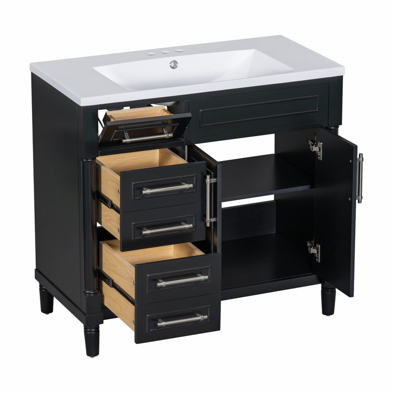 Meuble-lavabo 36 po avec lavabo en résine