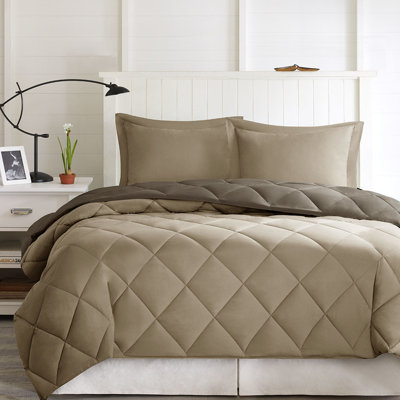 Édredon en duvet synthétique 3M avec 2 taies décoratives élégantes