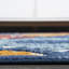 Tapis intérieur / extérieur bleu / multicolore Heimdall Orge Ogee Trellis-2071892273