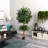 72'' Faux Ficus Tree in Pot