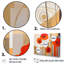 «Bold Orange Cubic Flowers» sur toile-97034630-97034636