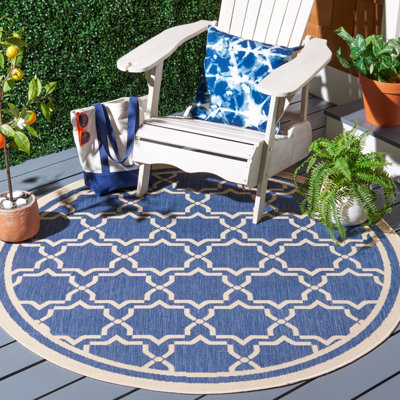 Dirks Performance Geometric Indoor/Outdoor Area Rug
