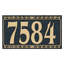 Dresden 1-Line Wall Address Plaque-1602170058-1602170062