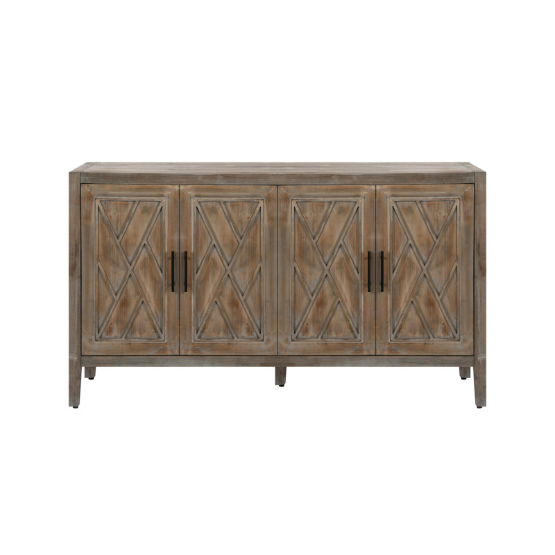 Bohun 59.91" Console Cabinet, Accent Cabinet, Farmhouse Cabinet Entryway Storage Cabinet