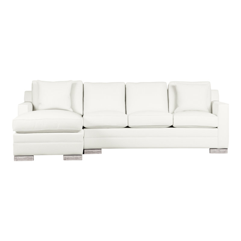 Canapé modulaire 2 pièces American Bungalow, Kempsey peau de mouton, Gris colombe