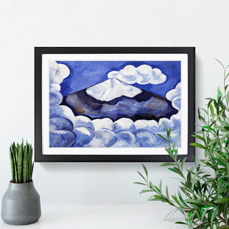 Spirited Morning by Marsden Hartley - Picture Frame Painting, 27cm H x 36cm W x 2cm D, Black