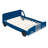 Vionnet House Platform Bed With Headboard And Footboard, Roof Design, Pine Wood And MDF-352675075-356345935