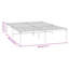Metal Bed Frame White-1294248281