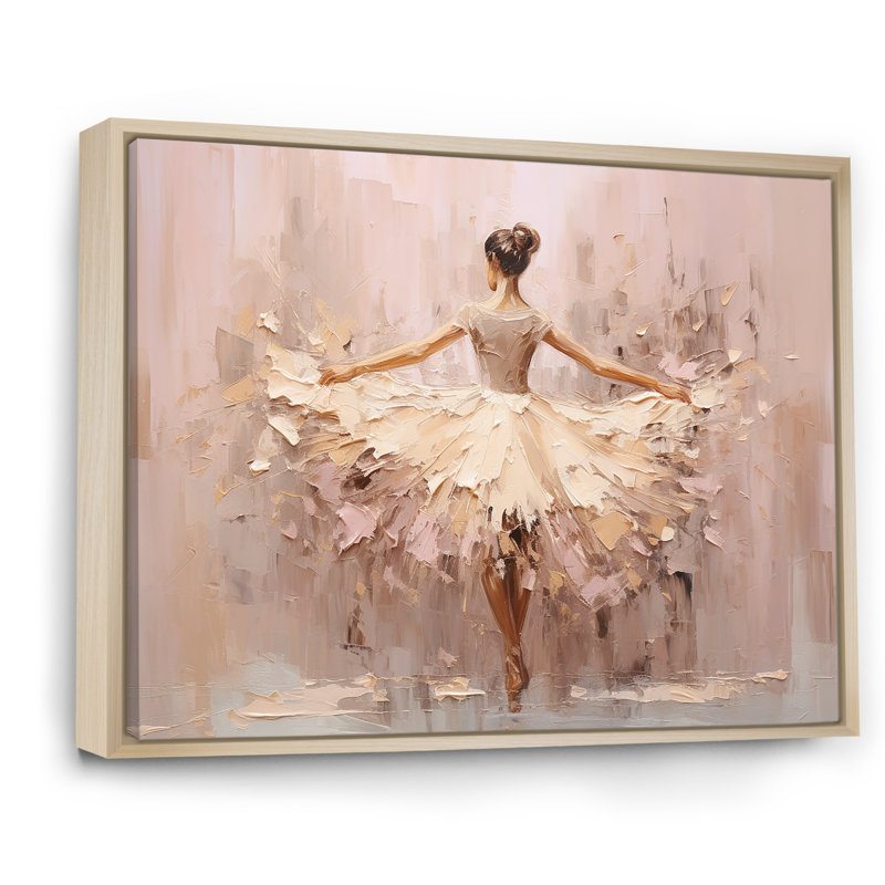 Gagarine - Ballet, art mural, Reproduction avec cadre flottant, H 30 po x l 40 po, Naturel