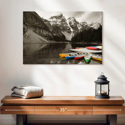 Alvord Moraine Lake Boats Pop
