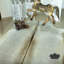 Tapis moyen en cuir de vache gris 5 pi x 7 pi - 100% cuir véritable - Accent de luxe naturel bohème chic-1678690226