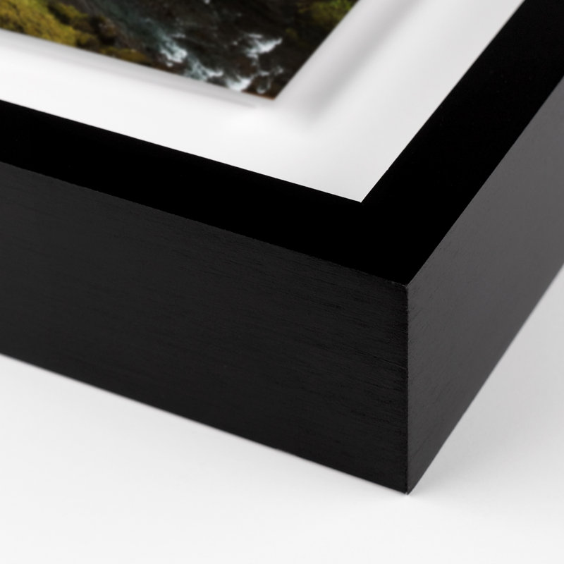 Canyon I Print by Alexander Iby, 60" H x 42" W x 2.5" D, Black