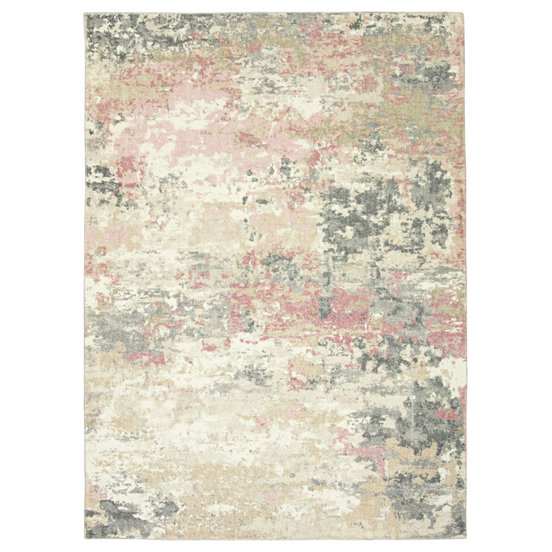 Damitrius Abstract Indoor Rug, Rectangle 5' x 7'