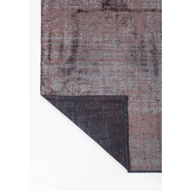 Mukul Abstract Hand Loom Indoor / Outdoor Area Rug, Rectangle 5'3" x 7'7"