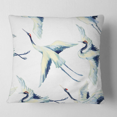 Coussin Asian Asian Crane