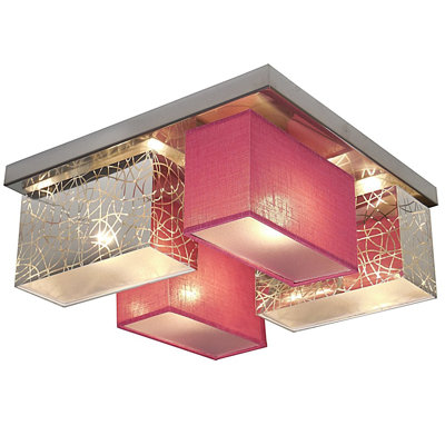Pascoe Fabric Semi Flush Mount