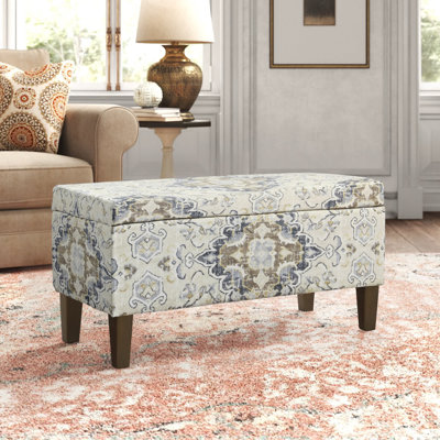 Grand banc de rangement décoratif de 36 po de largeur Chantrell