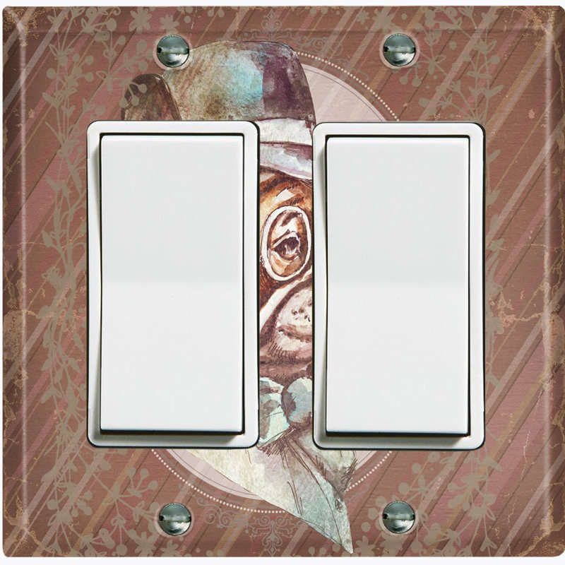 Plaque murale berçante Tuxedo Fancy Bull Dog