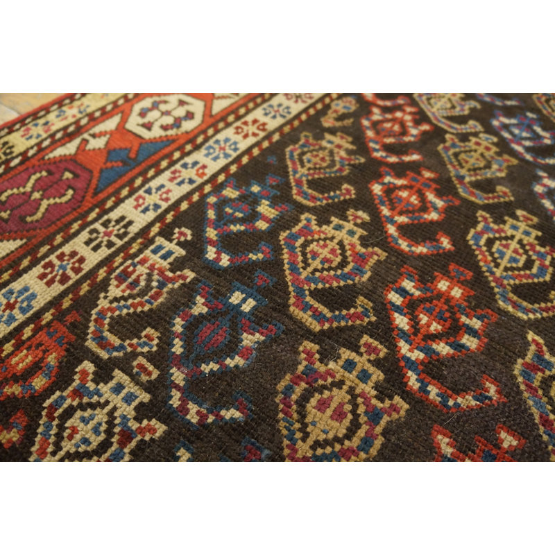 Hand Knotted Wool Geometric Area Rug