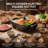 AORAN 12" Electric Skillet with glass cover