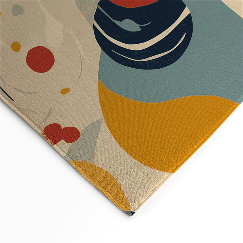 Tapis intérieur et extérieur Spiried Line, Rectangulaire 3 pi x 5 pi
