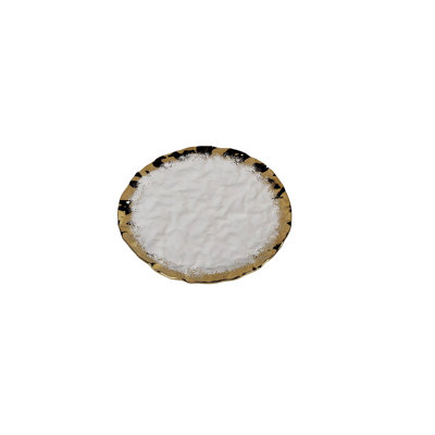 Assiette plate en porcelaine 11 po Priscyla, ensemble de 4