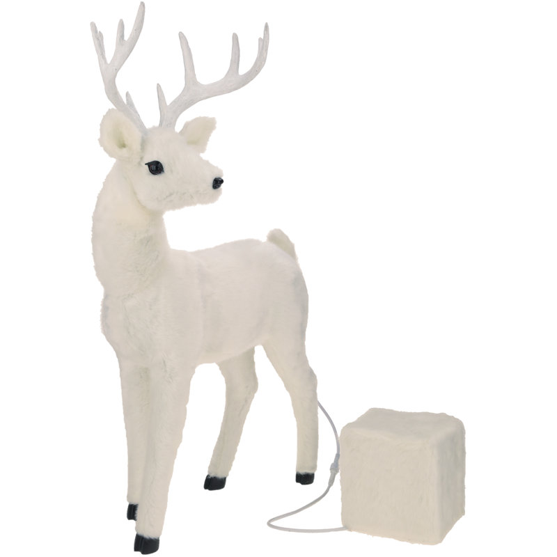 Tête de cerf mécanique à l'arrière
