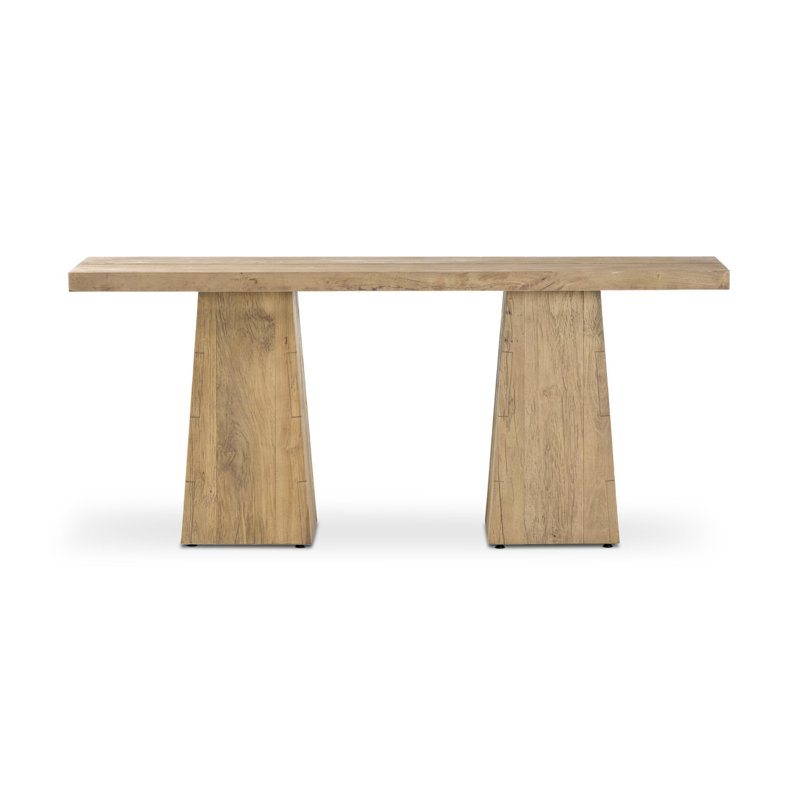 Atlas 70'' W Console Table, Bleached Alder