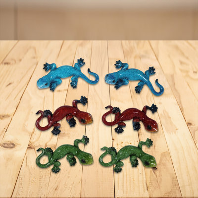 Ensemble d'aimants lézard 4 pièces l 6 "
