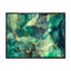 «Green Luxury Abstract Fluid Art IV», reproduction d'art sur toile moderne-67359862-67359859