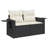 Vidaxl Garden Sofa Set , Cream White-114311275